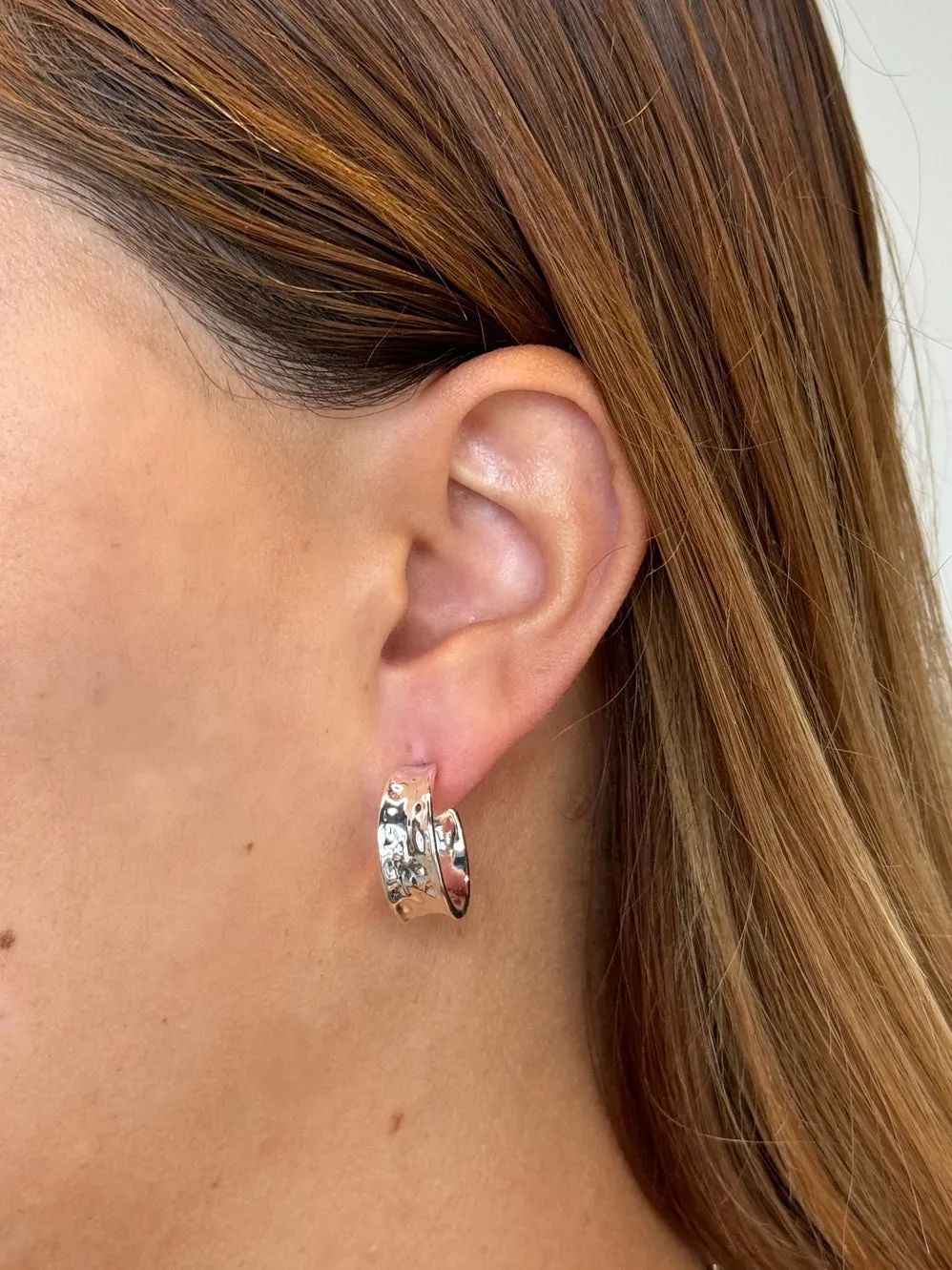 ZAFINO BIANCA MINI HOOPS sold by Yeltuor product image thumbnail 2