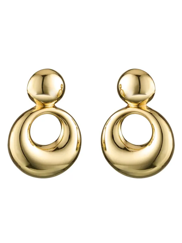 BLING BAR ROTONDO STATEMENT EARRINGS sold by Yeltuor