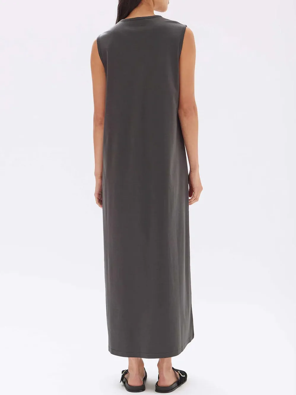 ASSEMBLY LABEL MADISON SILK BLEND TANK DRESS sold by Yeltuor product image thumbnail 3