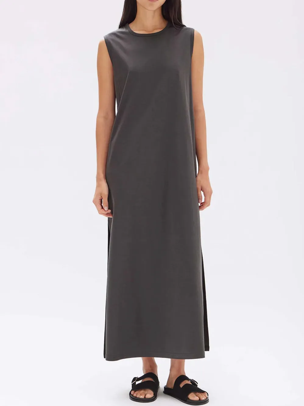 ASSEMBLY LABEL MADISON SILK BLEND TANK DRESS sold by Yeltuor