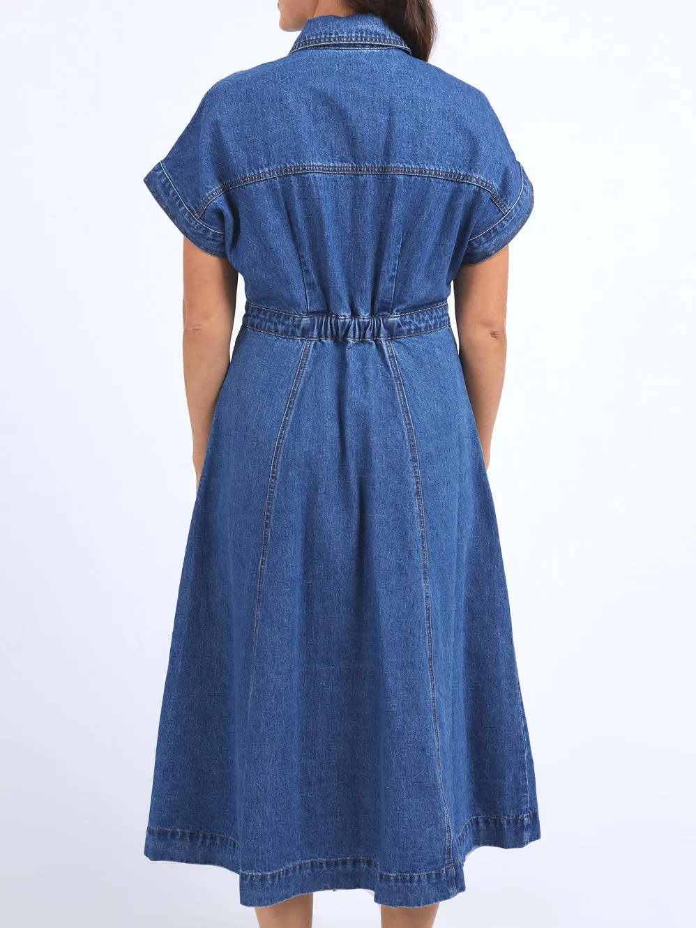ELM AIMEE DENIM DRESS sold by Yeltuor product image thumbnail 4