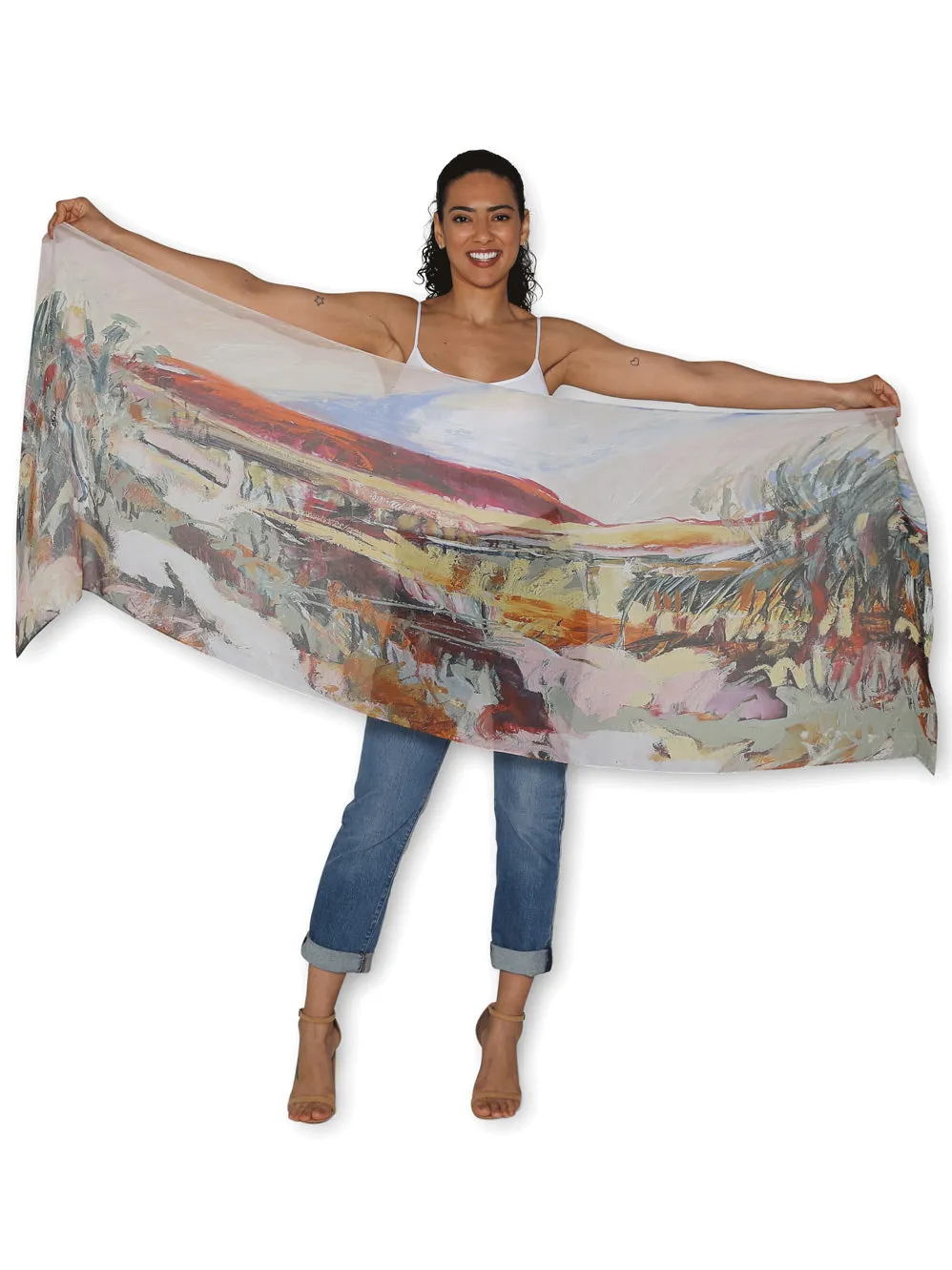 THE ARTISTS LABEL ULURU SPRING SCARF sold by Yeltuor product image thumbnail 2