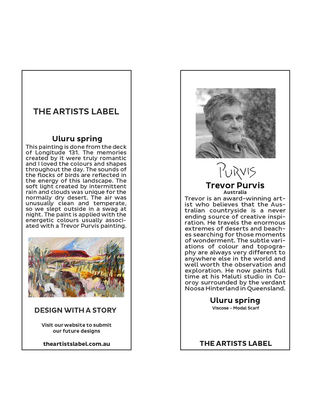 THE ARTISTS LABEL ULURU SPRING SCARF sold by Yeltuor product image thumbnail 3