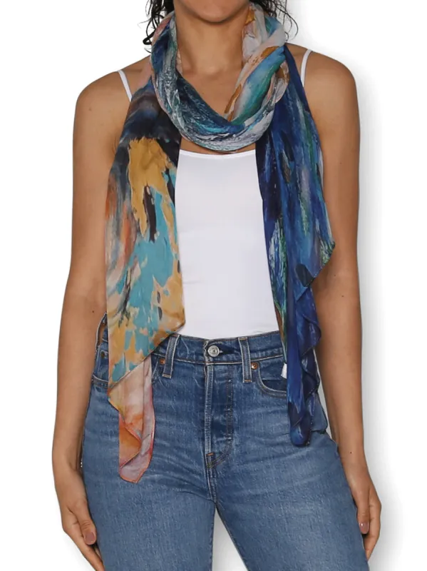 THE ARTISTS LABEL HOPE BLOOMS SCARF sold by Yeltuor