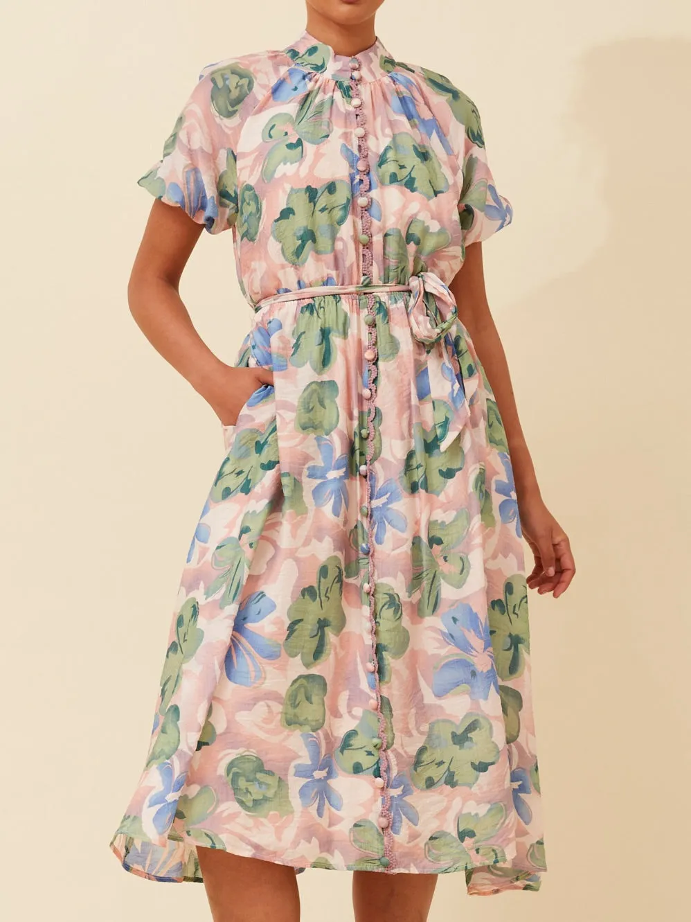 CAROLINE K MORGAN SHORT SLEEVE DRESS sold by Yeltuor
