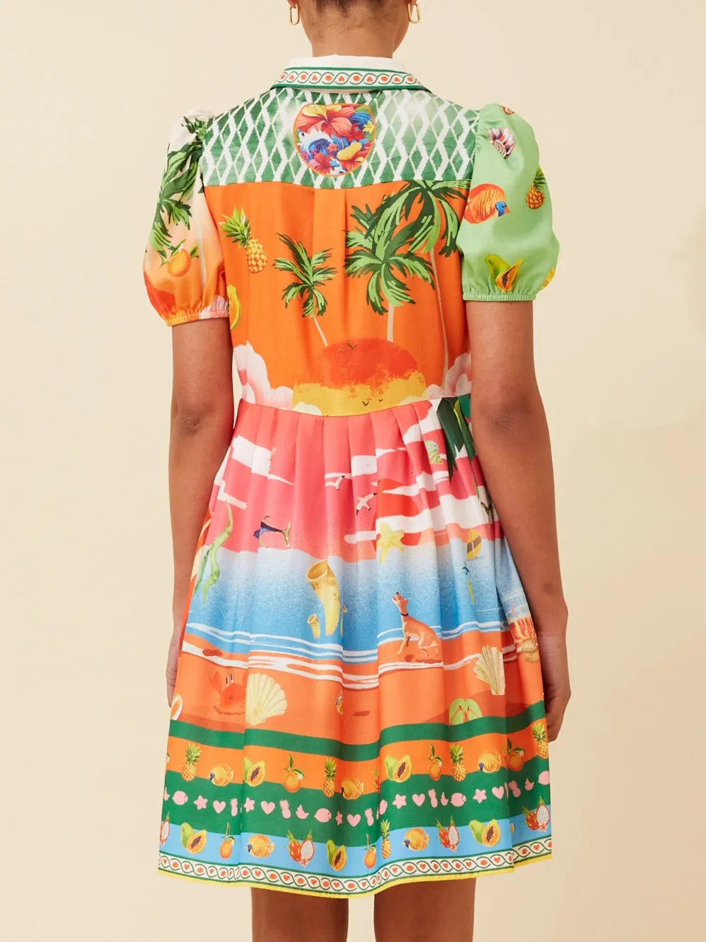 CAROLINE K MORGAN SHORT SLEEVE DRESS sold by Yeltuor product image thumbnail 3