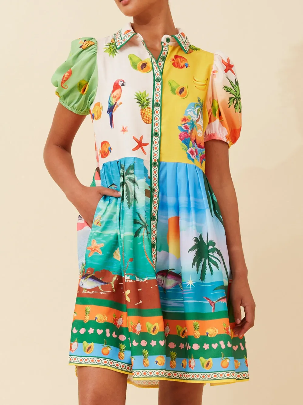 CAROLINE K MORGAN SHORT SLEEVE DRESS sold by Yeltuor