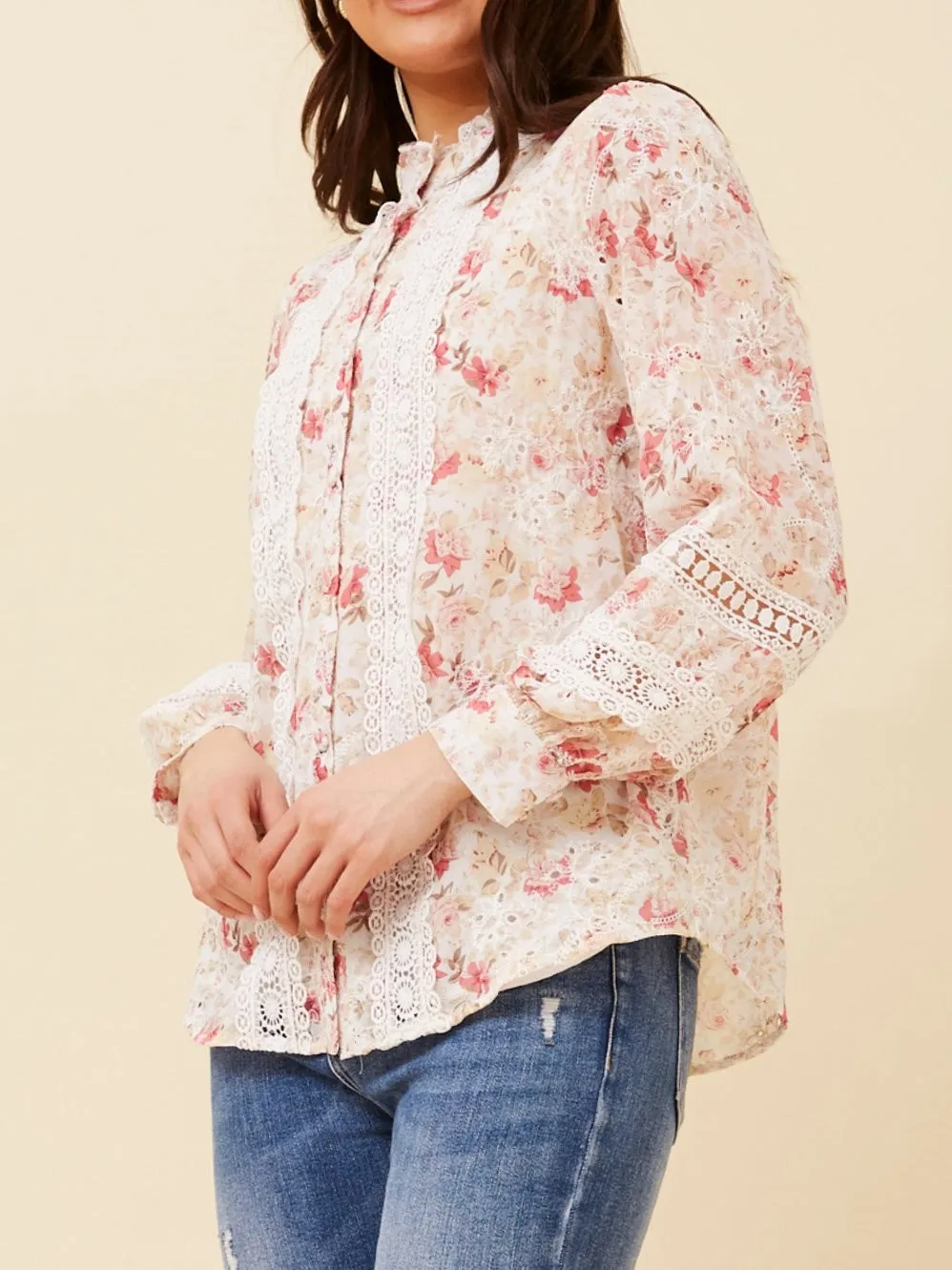 CAROLINE K MORGAN ANGLAISE BLOUSE sold by Yeltuor product image thumbnail 2