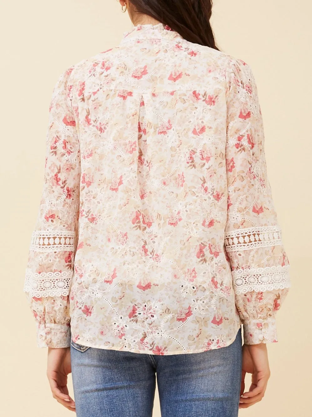 CAROLINE K MORGAN ANGLAISE BLOUSE sold by Yeltuor product image thumbnail 3