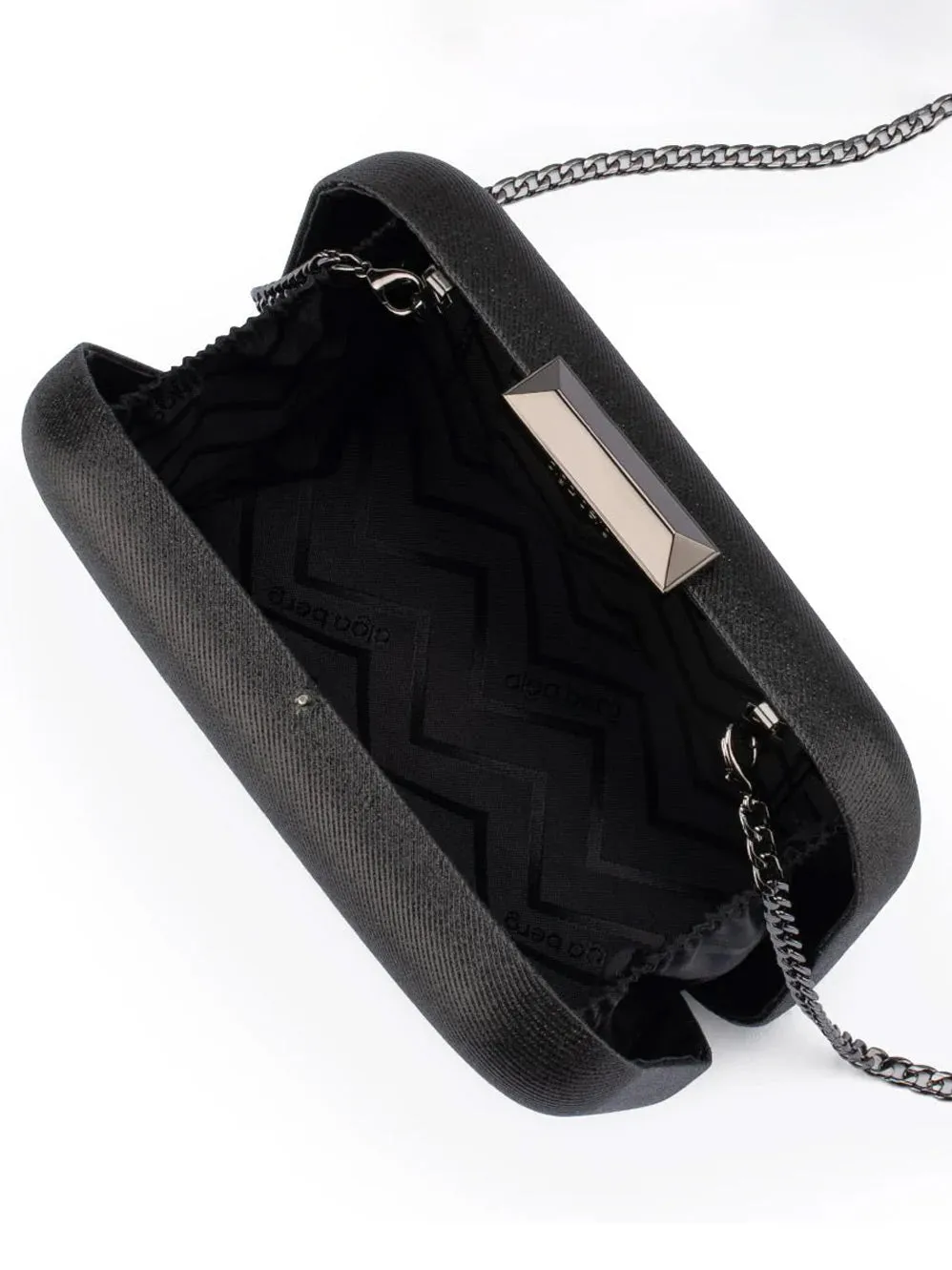 OLGA BERG TAMAR METALLIC CLUTCH sold by Yeltuor product image thumbnail 5