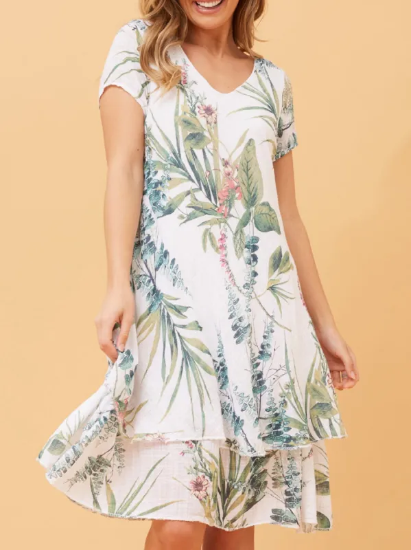BOTTEGA MODA DOUBLE LAYER DRESS sold by Yeltuor