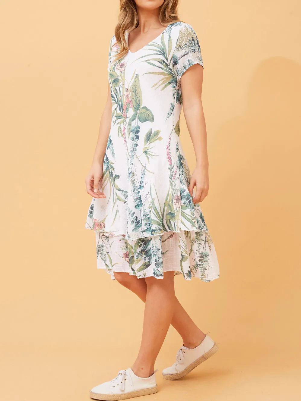 BOTTEGA MODA DOUBLE LAYER DRESS sold by Yeltuor product image thumbnail 2