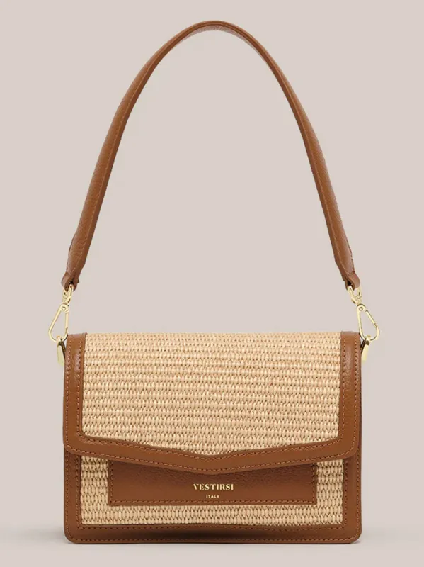 VESTIRSI AMELIA RAFFIA CROSSBODY BAG sold by Yeltuor