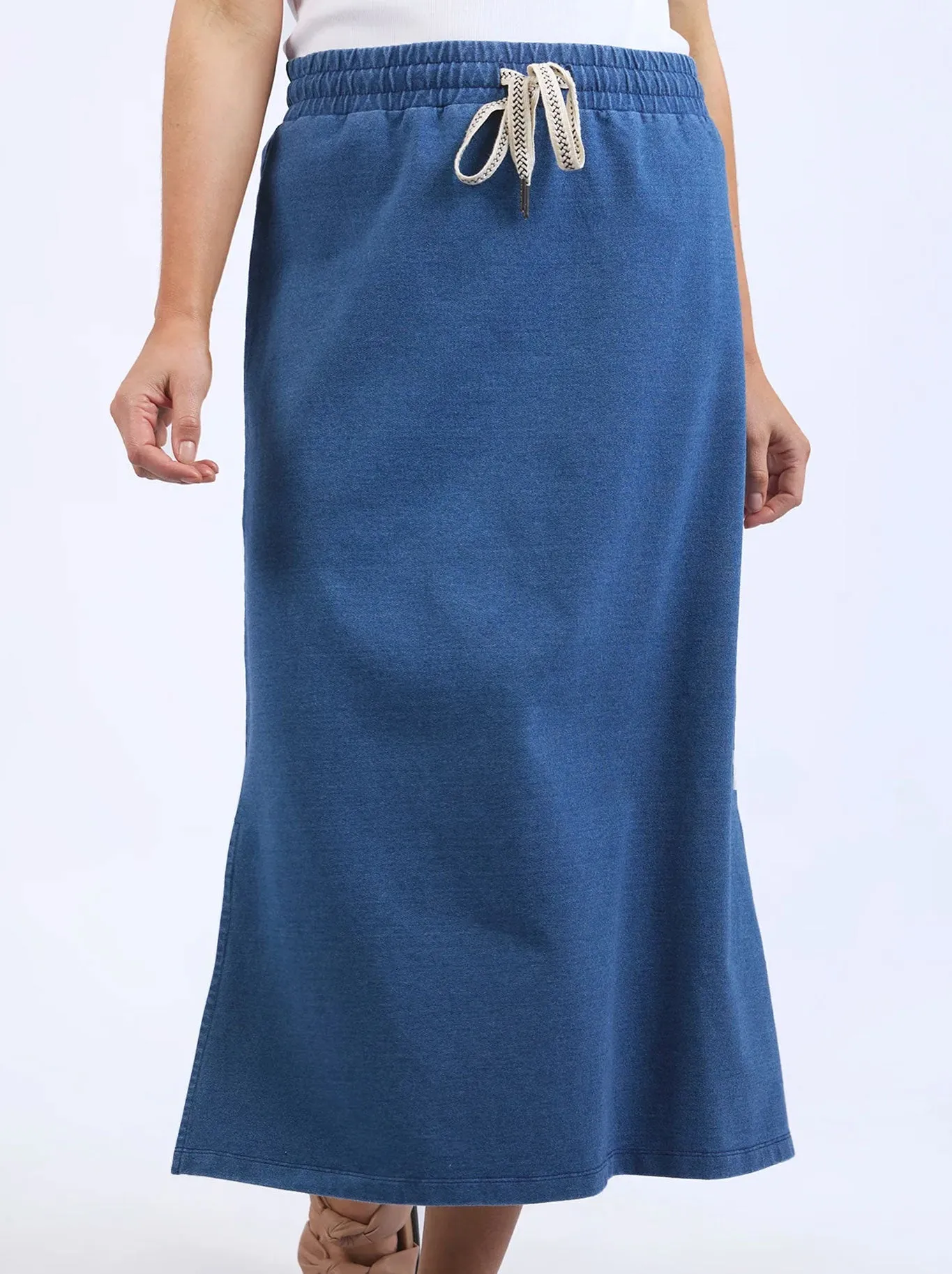 ELM DENIM LOOK TRAVEL SKIRT sold by Yeltuor