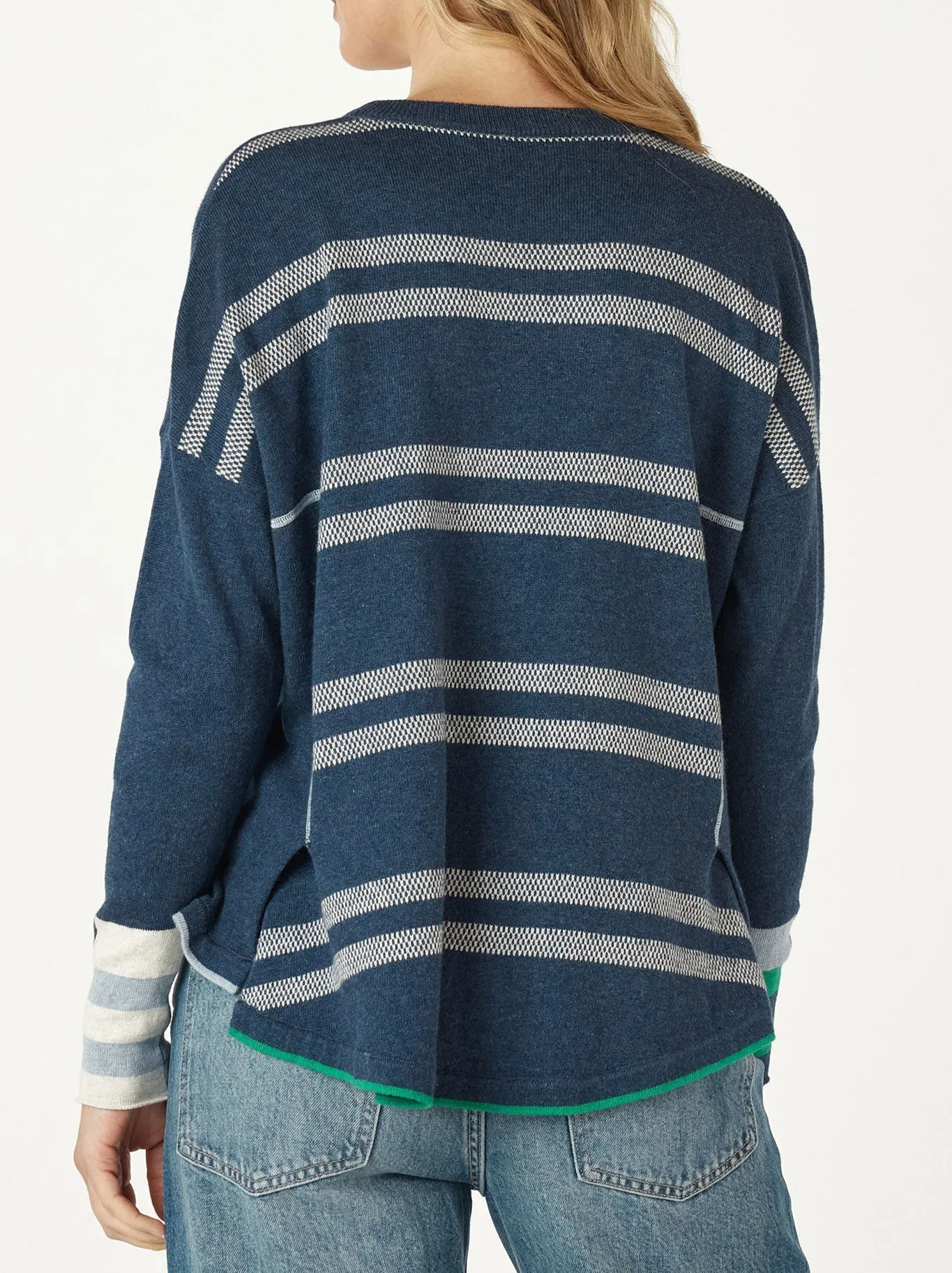 ZAKET & PLOVER BIRDSEYE TRIM JUMPER sold by Yeltuor product image thumbnail 4