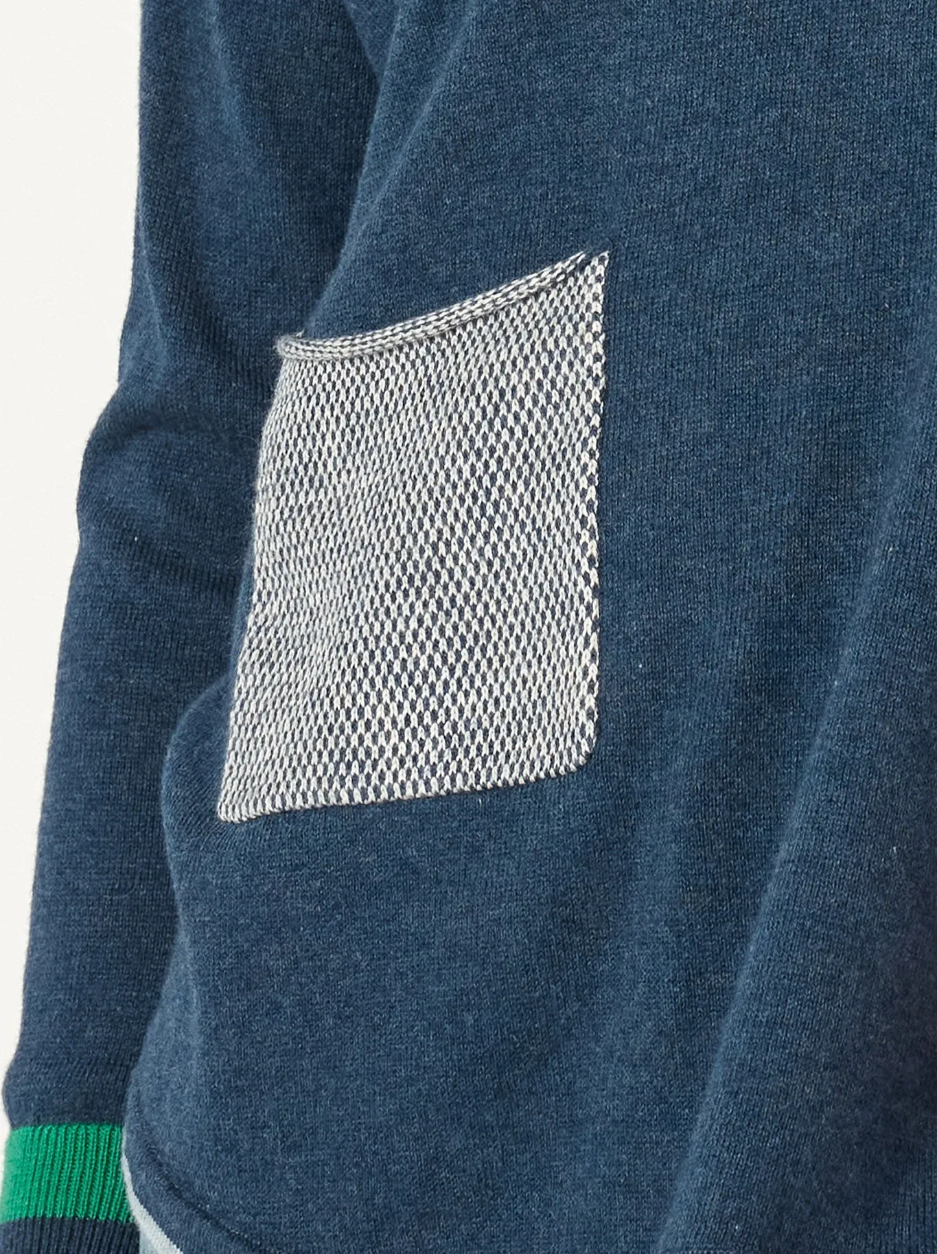 ZAKET & PLOVER BIRDSEYE TRIM JUMPER sold by Yeltuor product image thumbnail 3