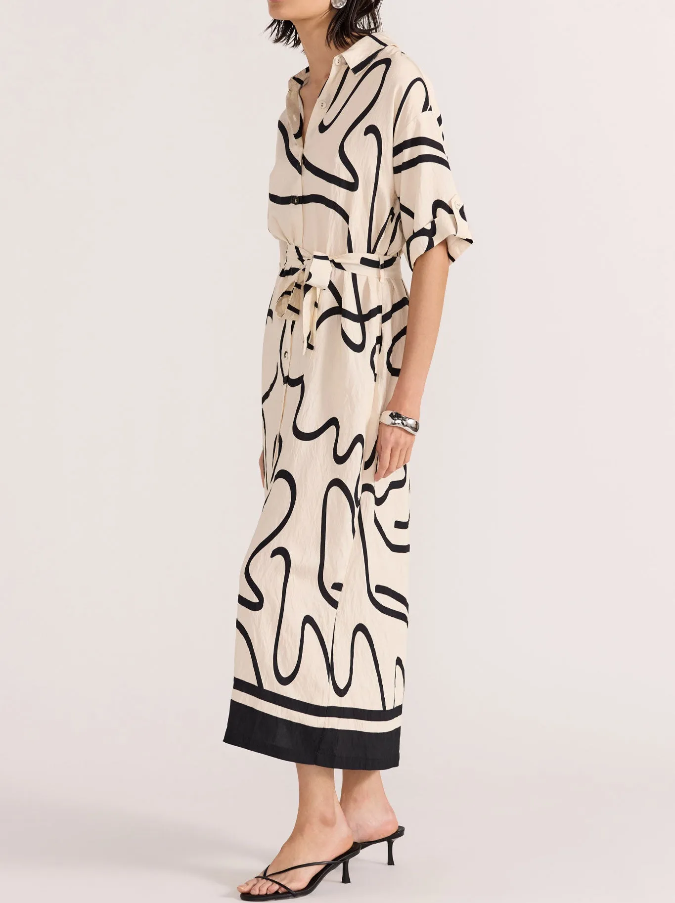 STAPLE THE LABEL ZENITH MIDI SHIRT DRESS sold by Yeltuor product image thumbnail 2