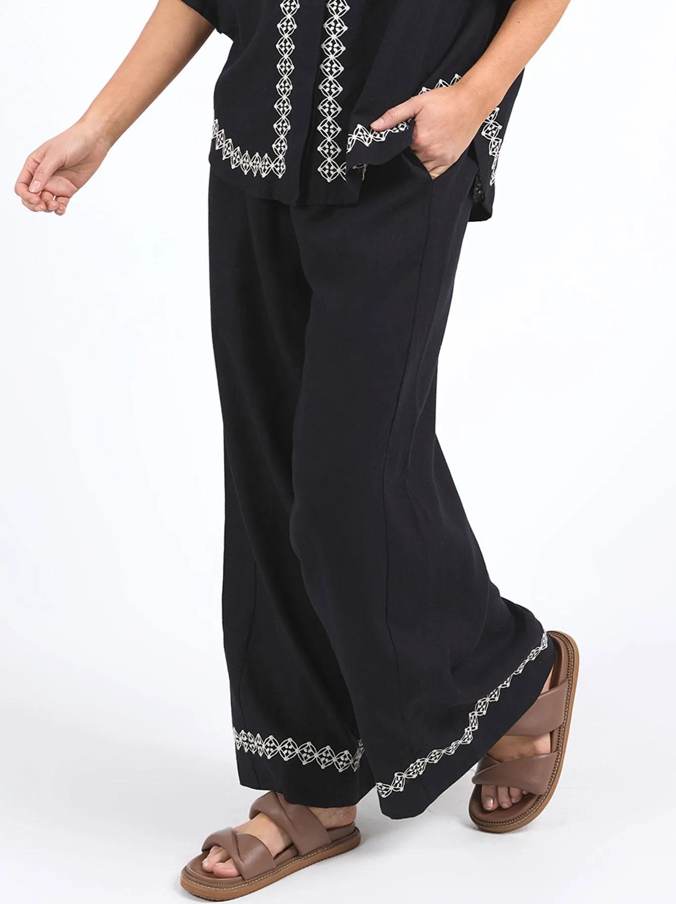 ELM NINA EMBROIDERED PANT sold by Yeltuor product image thumbnail 2