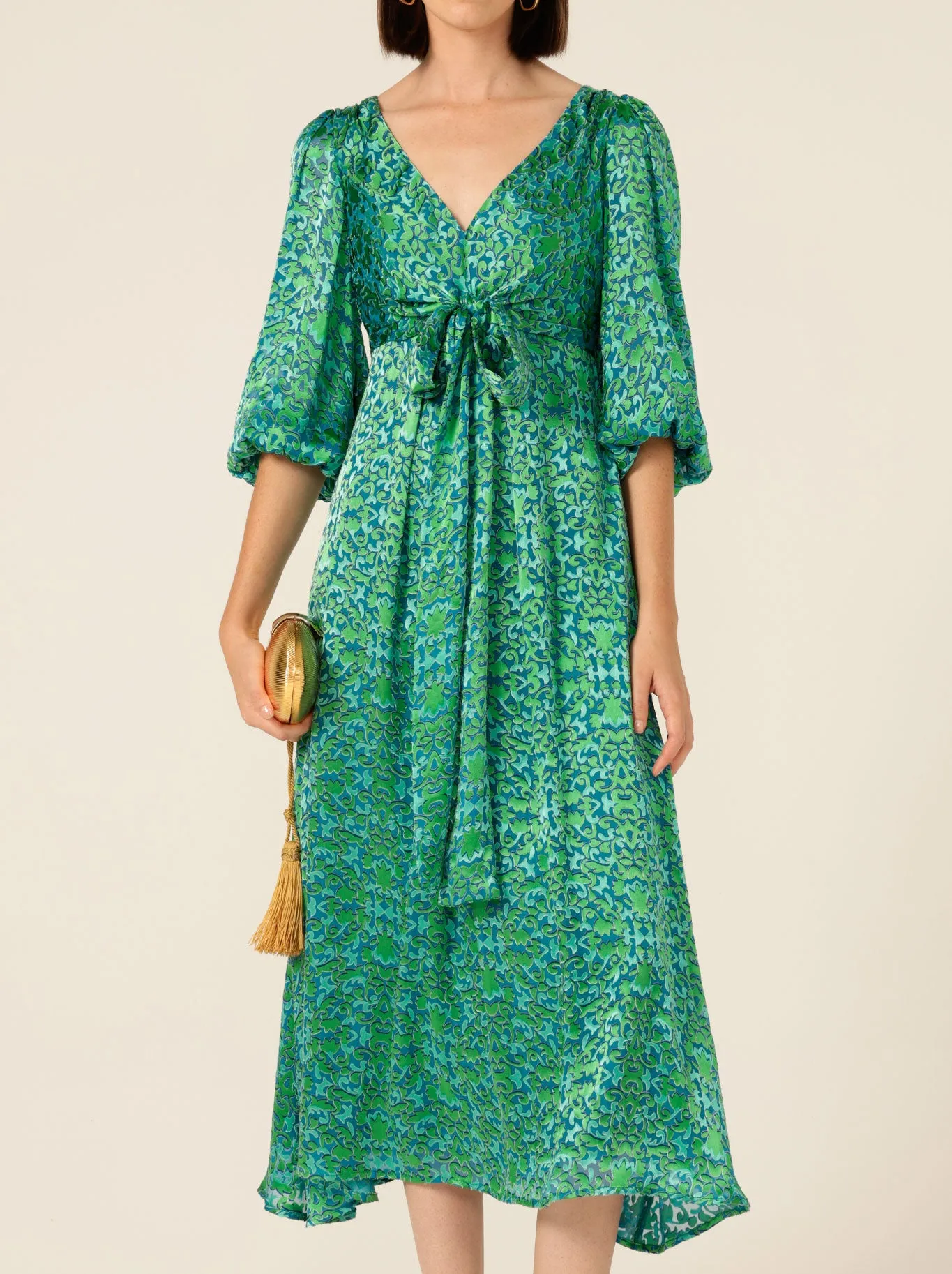 SACHA DRAKE ETHERAL EDEN MIDI DRESS sold by Yeltuor