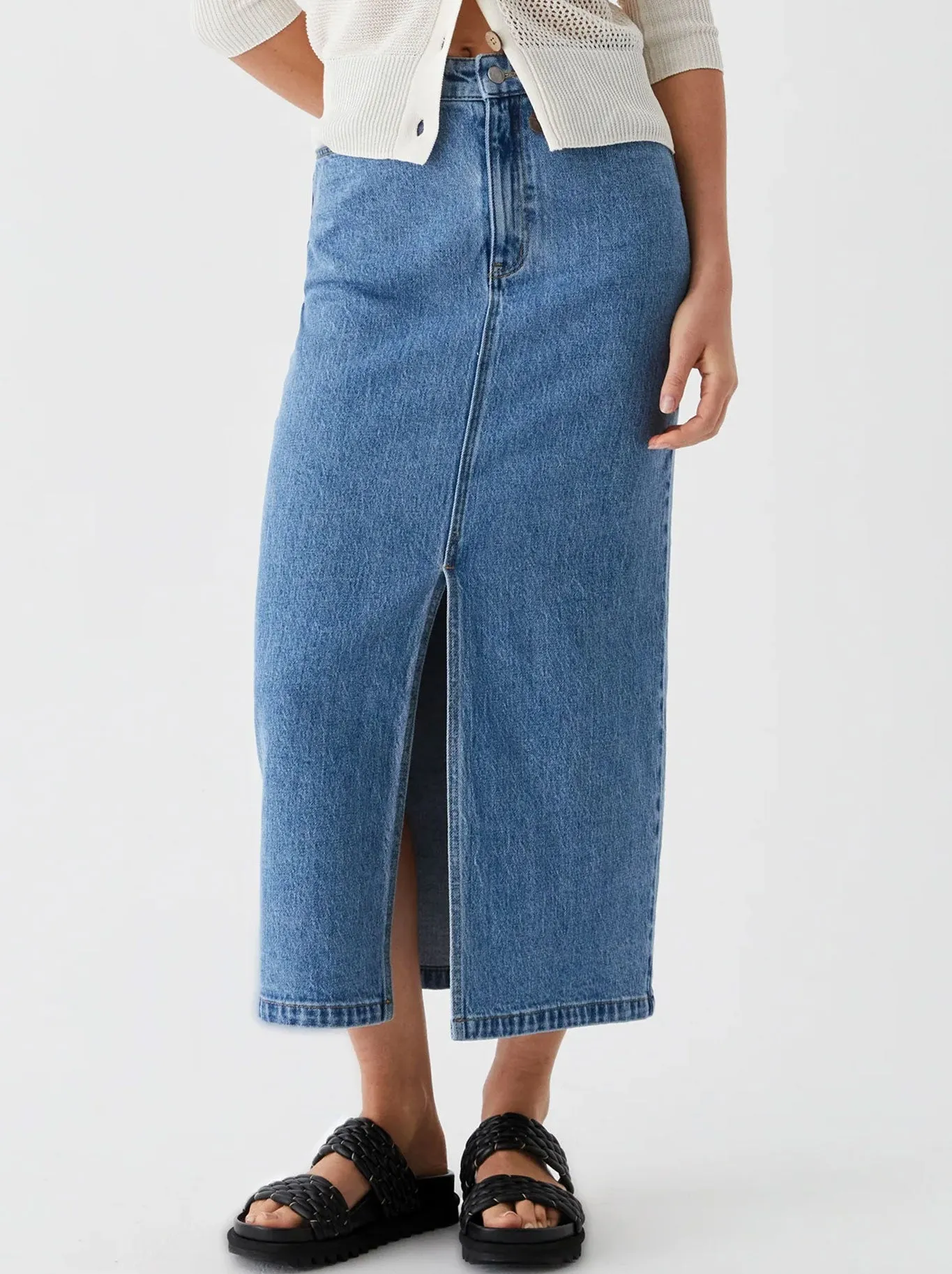 MORRISON FYNN DENIM SKIRT sold by Yeltuor product image thumbnail 3