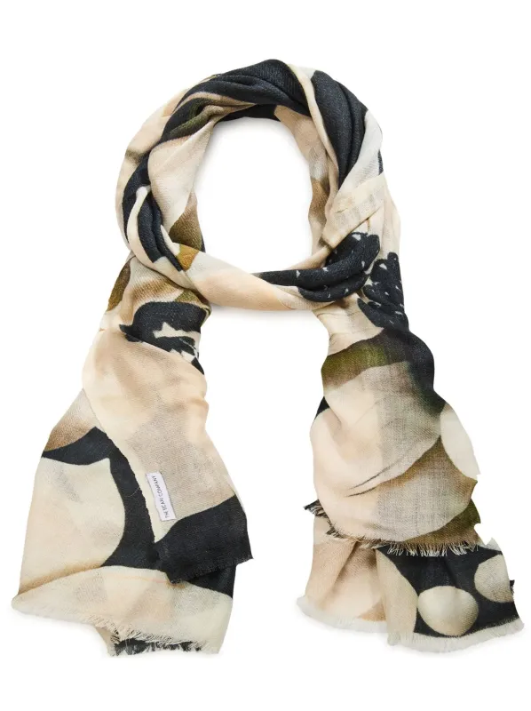 THE SCARF COMPANY SWIRL MERINO WOOL SCARF sold by Yeltuor