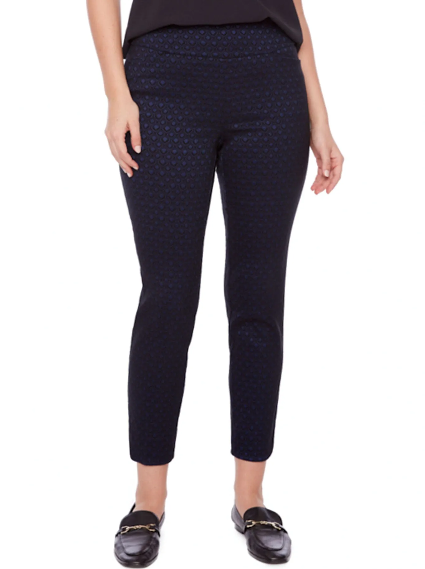 UP! 28" PETAL-SLIT TECHNO ANKLE PANT sold by Yeltuor