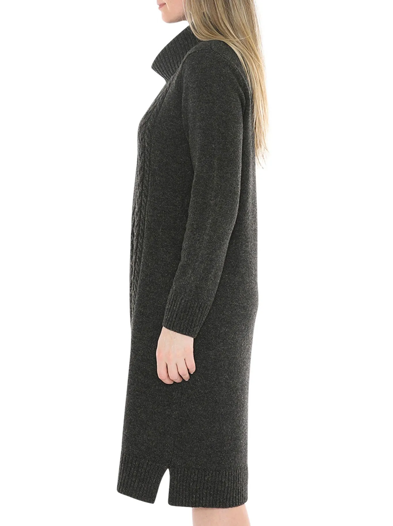 JUMP CABLE DETAILED KNIT DRESS sold by Yeltuor product image thumbnail 3