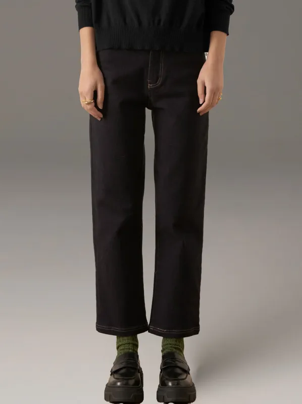 POL HARPER STRAIGHT LEG CROP JEAN sold by Yeltuor