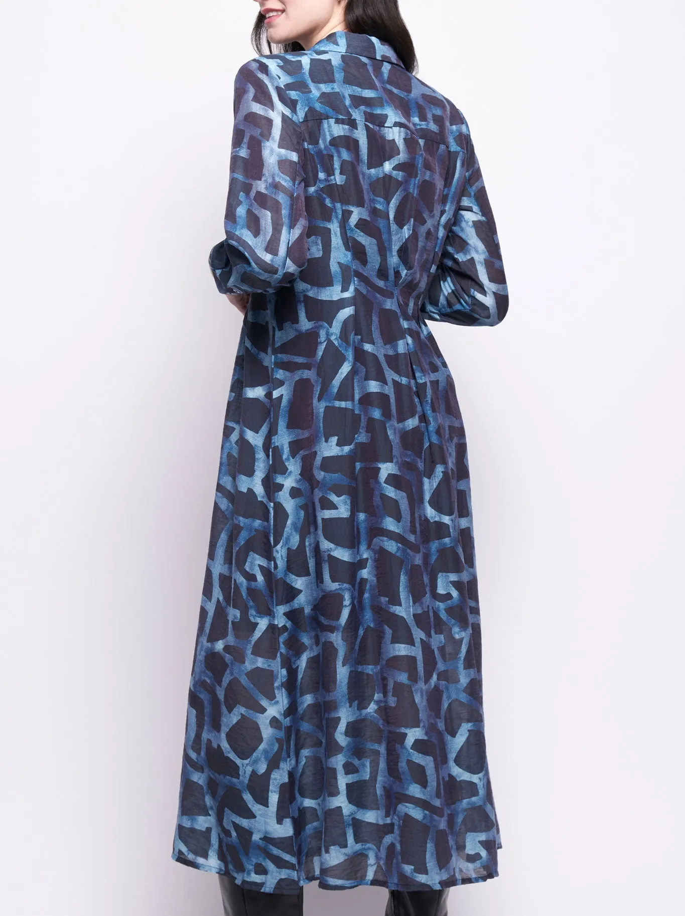 FOIL MASTERPLAN DRESS sold by Yeltuor product image thumbnail 4