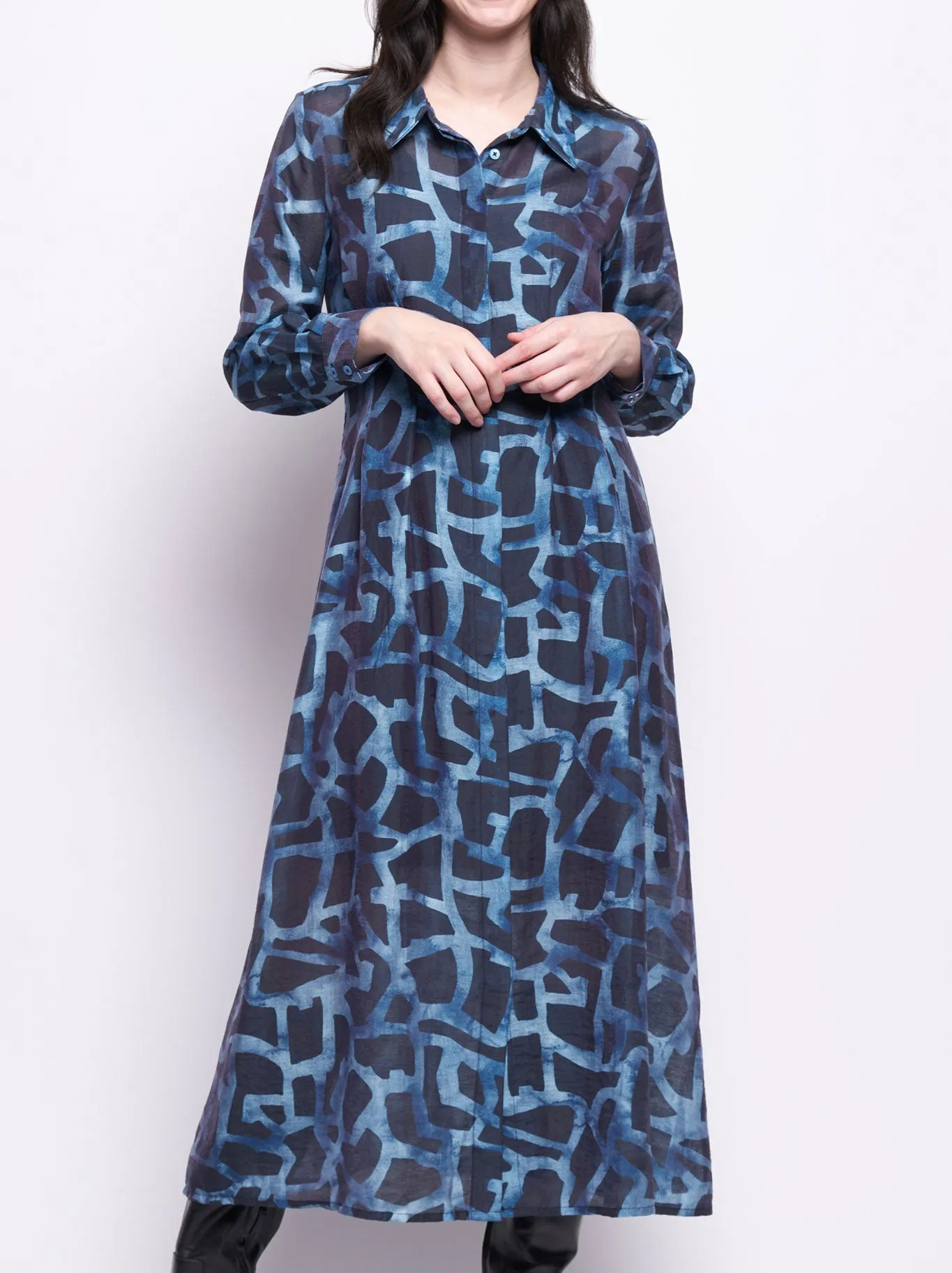 FOIL MASTERPLAN DRESS sold by Yeltuor