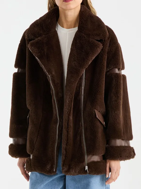 ENA PELLY CLOVER FAUX JACKET sold by Yeltuor