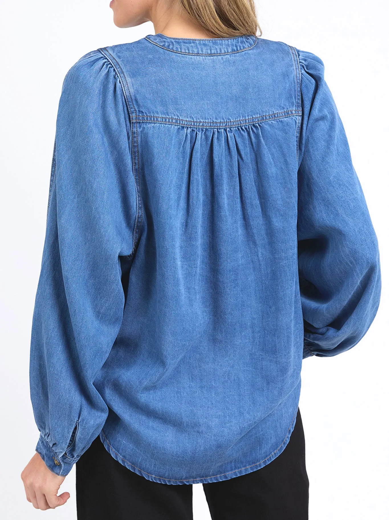 ELM BROOKE DENIM SHIRT sold by Yeltuor product image thumbnail 4
