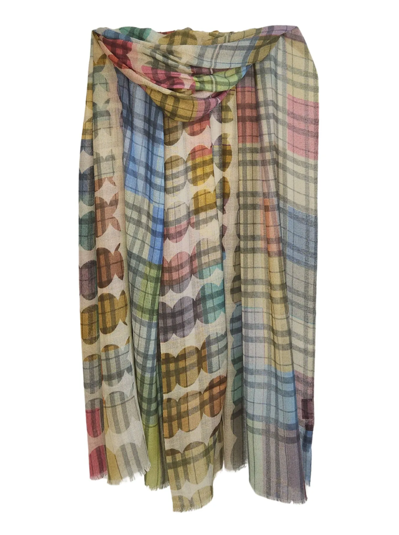 DIRECTIONS INTERNATIONAL PASTEL WALLS SCARF sold by Yeltuor