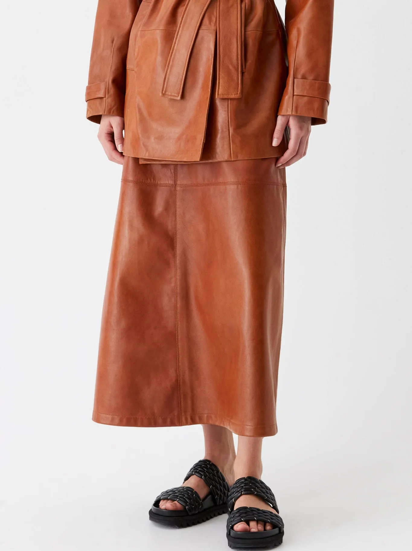 MORRISON NIKITA LEATHER SKIRT sold by Yeltuor product image thumbnail 3