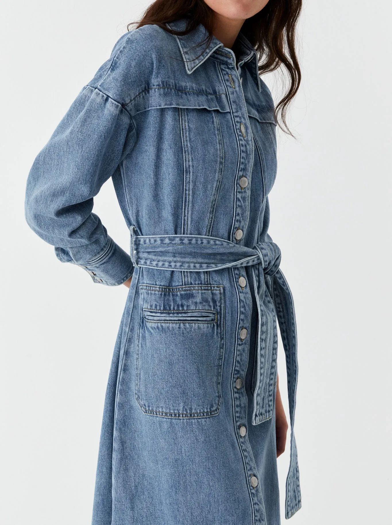 MORRISON ISAAC DENIM DRESS sold by Yeltuor product image thumbnail 4