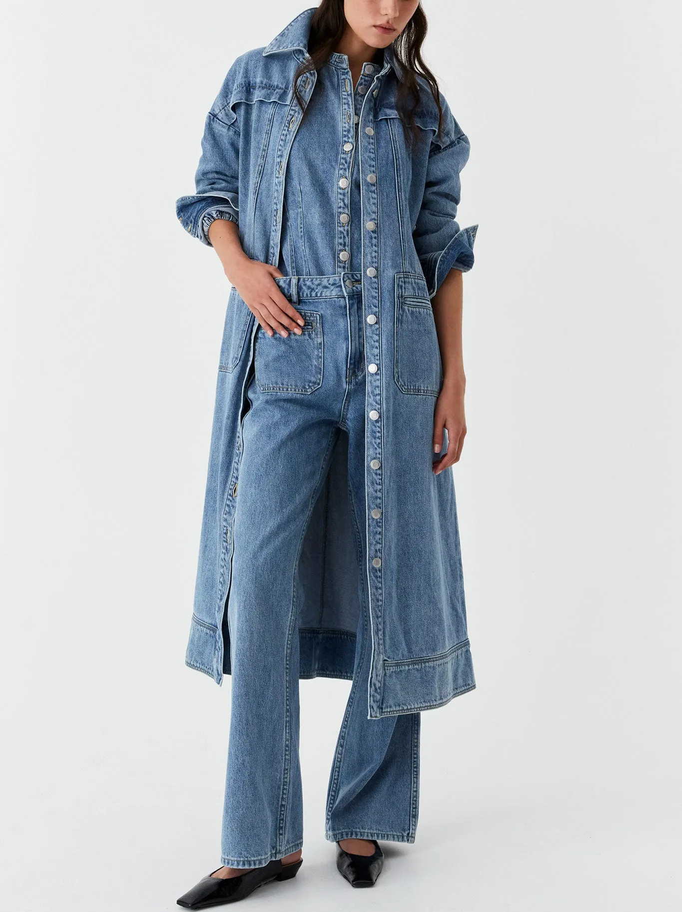 MORRISON ISAAC DENIM DRESS sold by Yeltuor product image thumbnail 5
