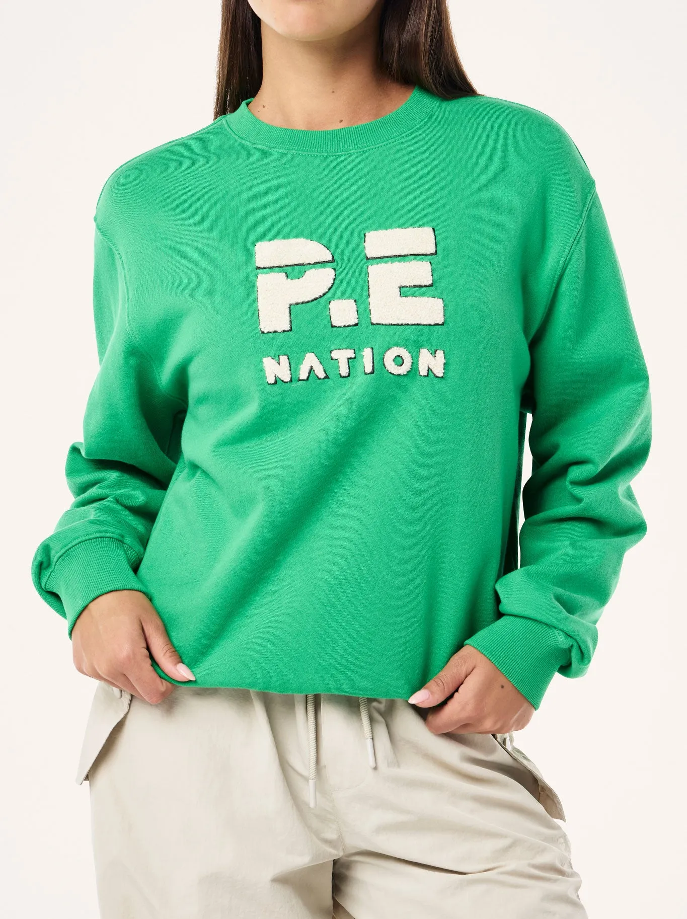P.E NATION HEADS UP BOUCLE SWEAT sold by Yeltuor