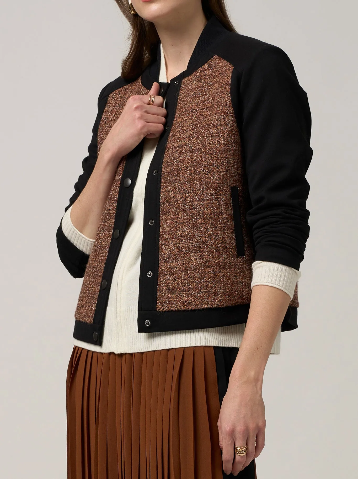 MADLY SWEETLY SPLICE JACKET sold by Yeltuor