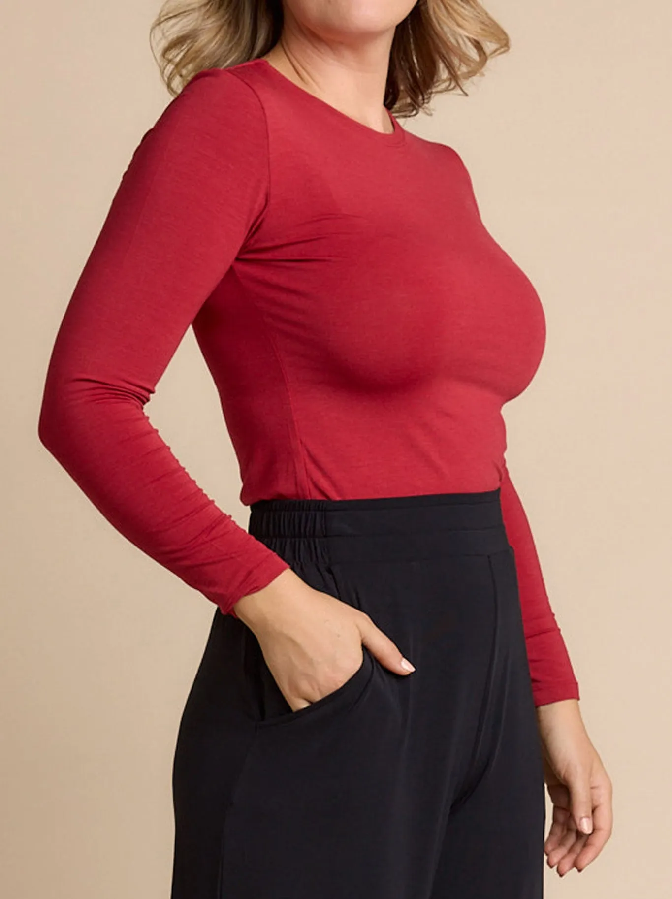 TANI MARLE LONG SLEEVE HIGH NECK TOP sold by Yeltuor product image thumbnail 2