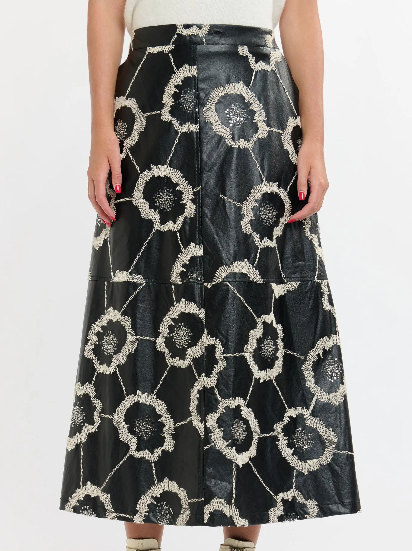 365 DAYS FLORENCE PU SKIRT sold by Yeltuor