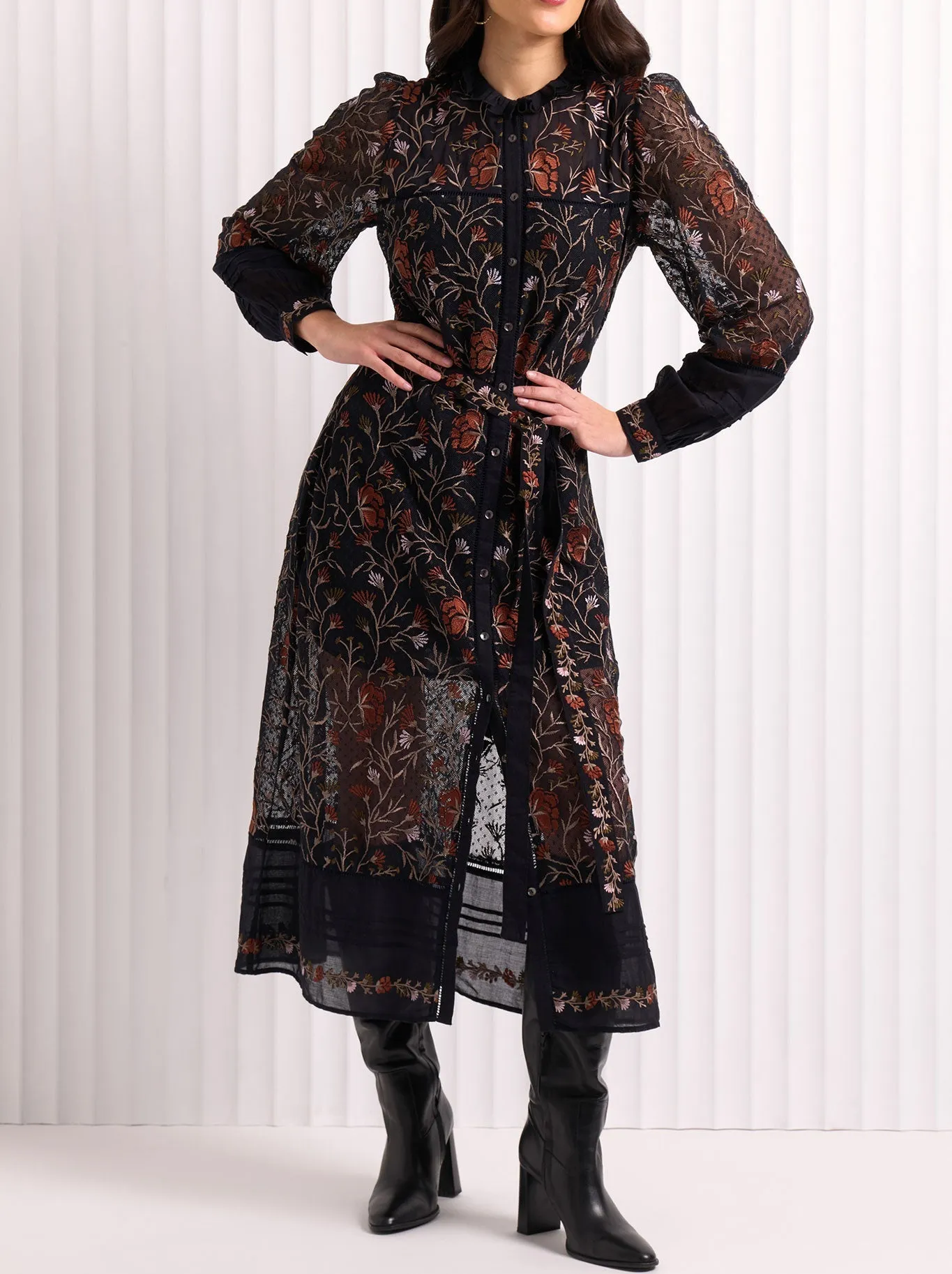 FOIL STITCHUATION DRESS sold by Yeltuor product image thumbnail 2