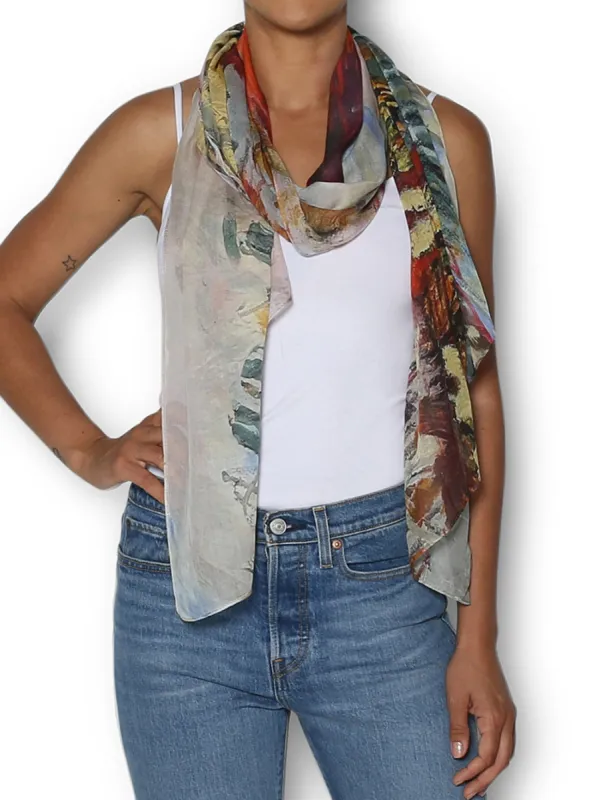 THE ARTISTS LABEL ULURU SPRING SCARF sold by Yeltuor