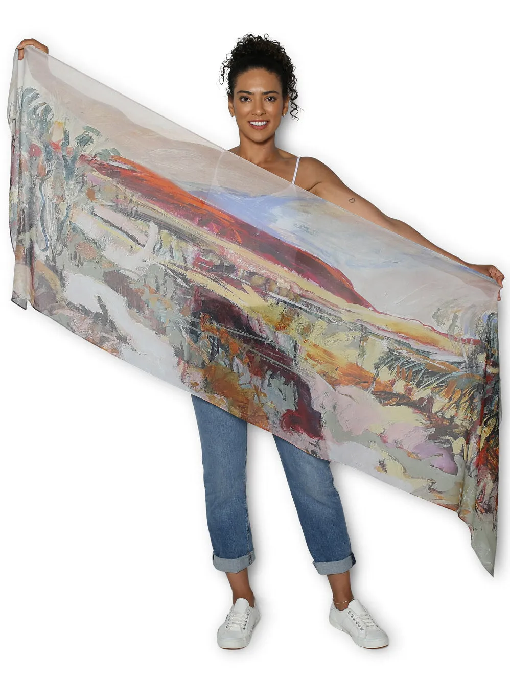 THE ARTISTS LABEL ULURU SPRING SCARF sold by Yeltuor product image thumbnail 2