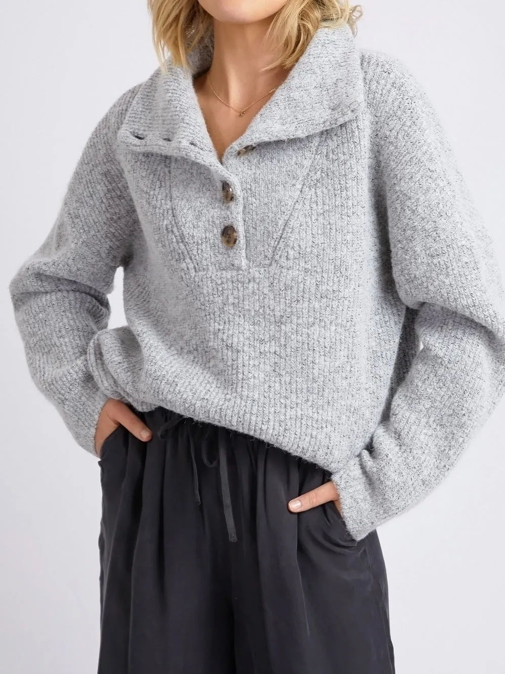 ELM BRON BUTTON KNIT sold by Yeltuor product image thumbnail 4