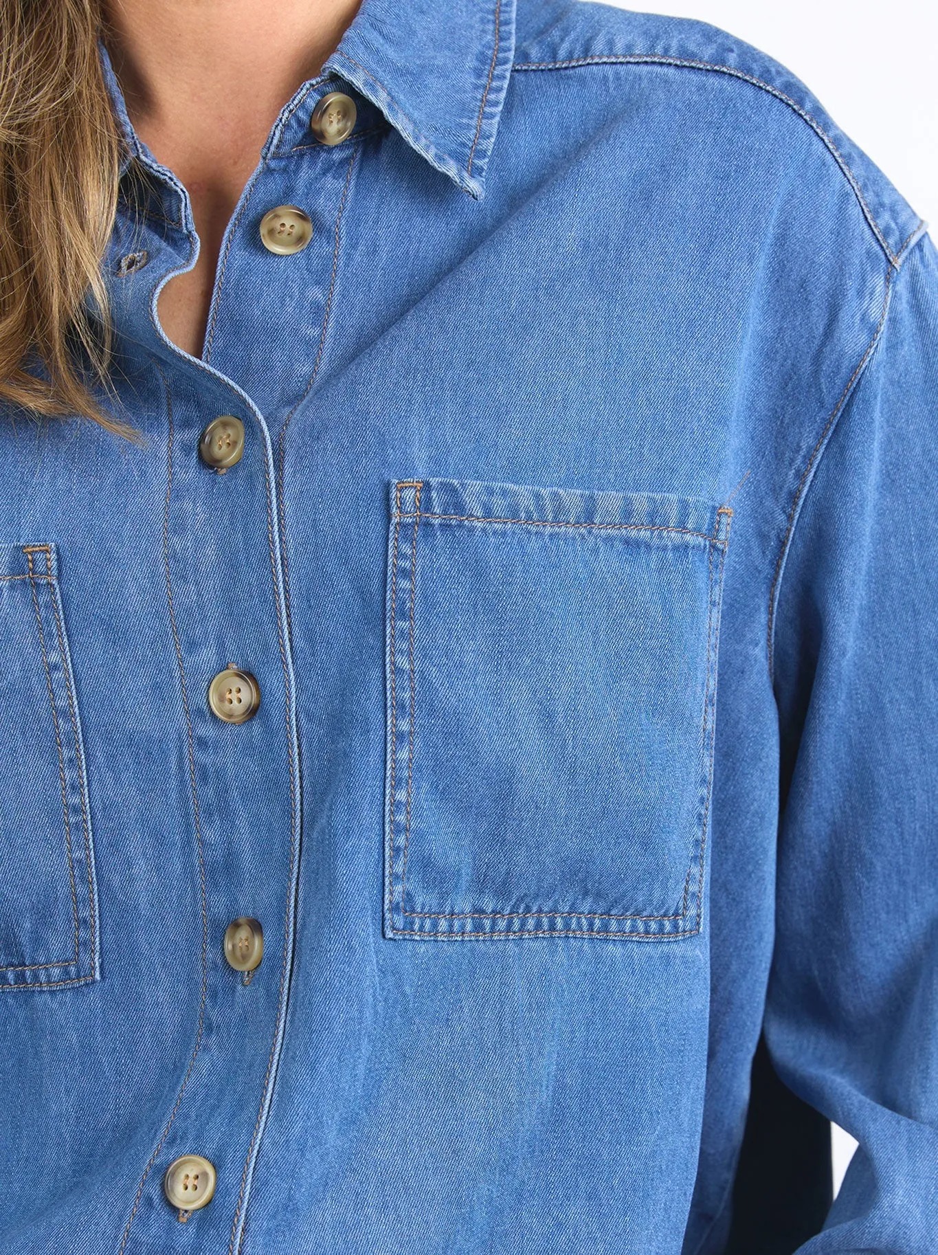 ELM BLAKE DENIM SHIRT sold by Yeltuor product image thumbnail 3