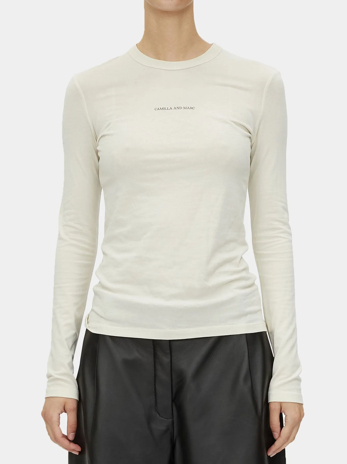 CAMILLA AND MARC PARK LONG SLEEVE LOGO TOP sold by Yeltuor product image thumbnail 5