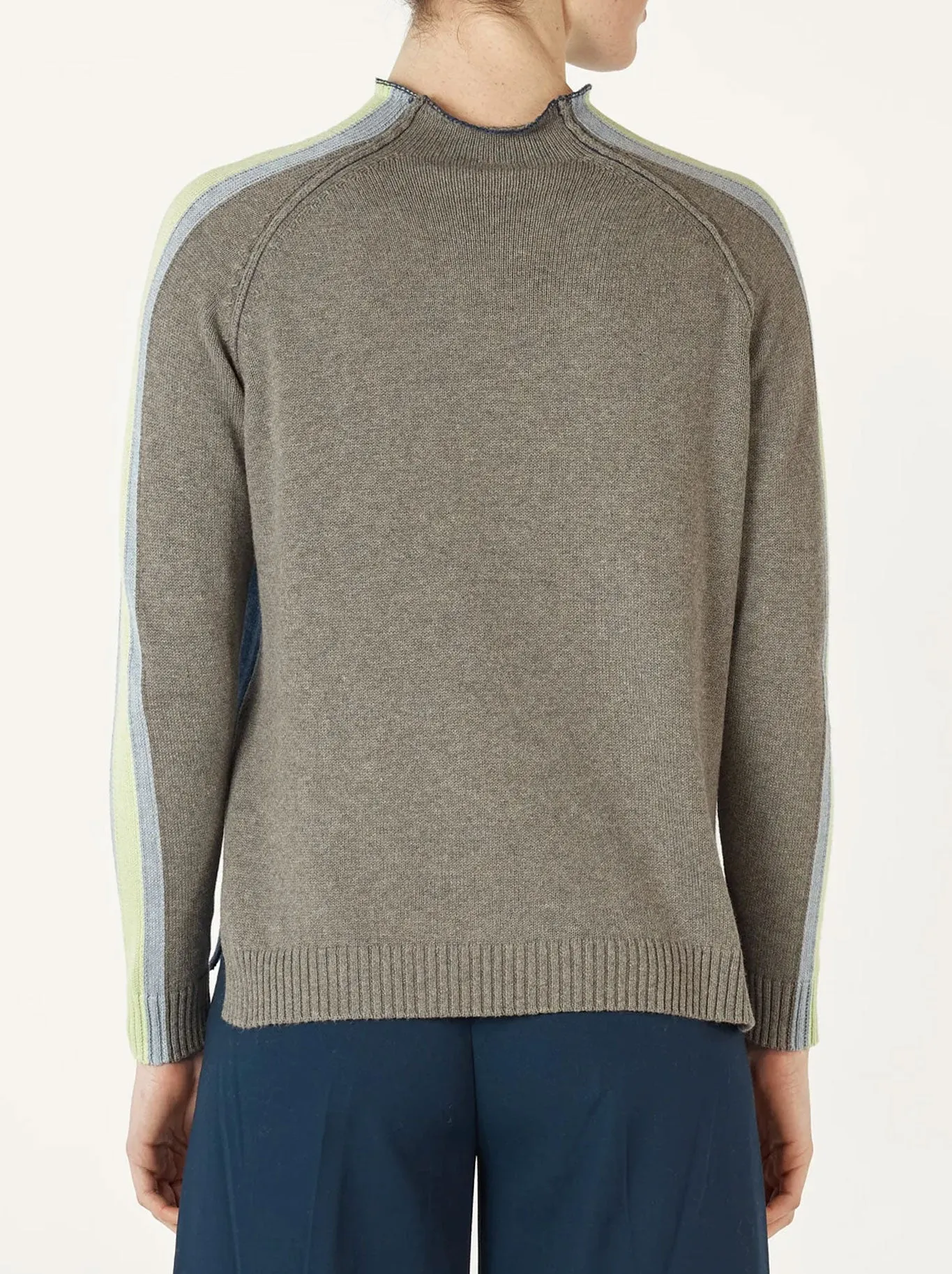 ZAKET & PLOVER CONTRAST FUNNEL NECK sold by Yeltuor product image thumbnail 3