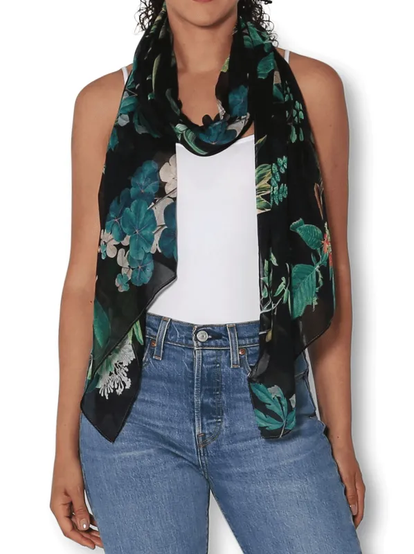 THE ARTISTS LABEL ANCIENT BOTANY SCARF sold by Yeltuor