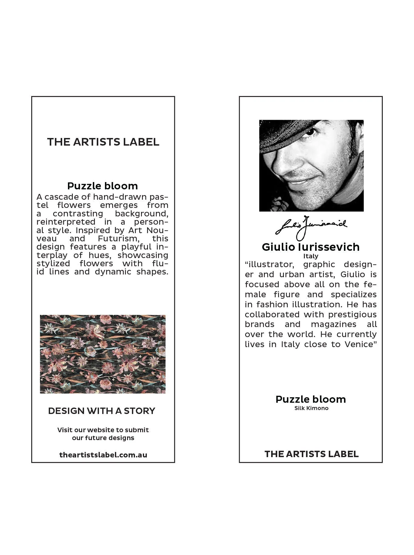 THE ARTISTS LABEL PUZZLE BLOOM SILK KIMONO sold by Yeltuor product image thumbnail 4