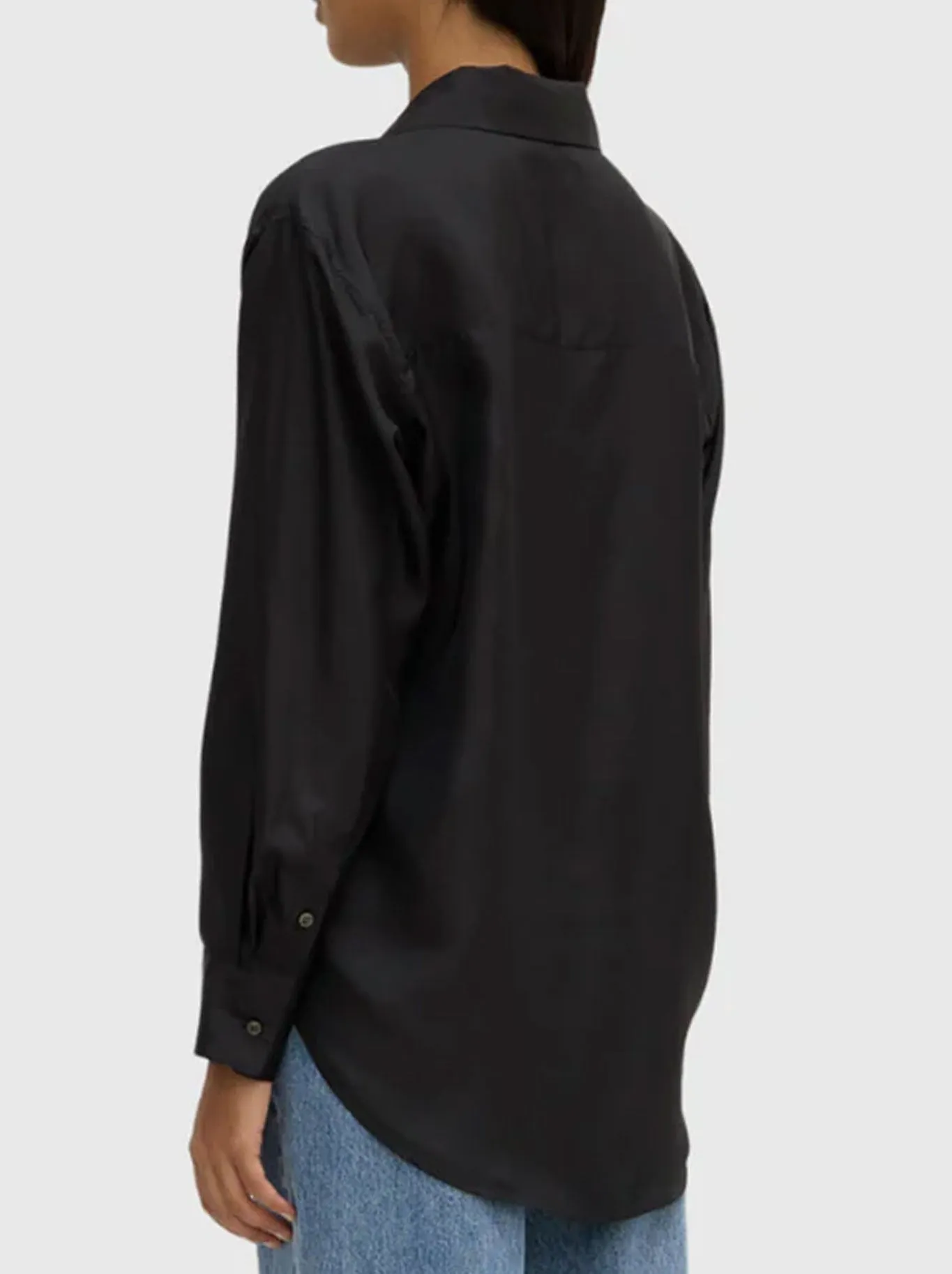 ASSEMBLY LABEL SPENCER LONG SLEEVE SILK SHIRT sold by Yeltuor product image thumbnail 4